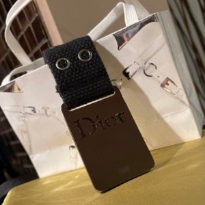 NEW Christian DIOR Beauty STREET CHIC 390 Midtown LIPSTICK COMPACT purse charm